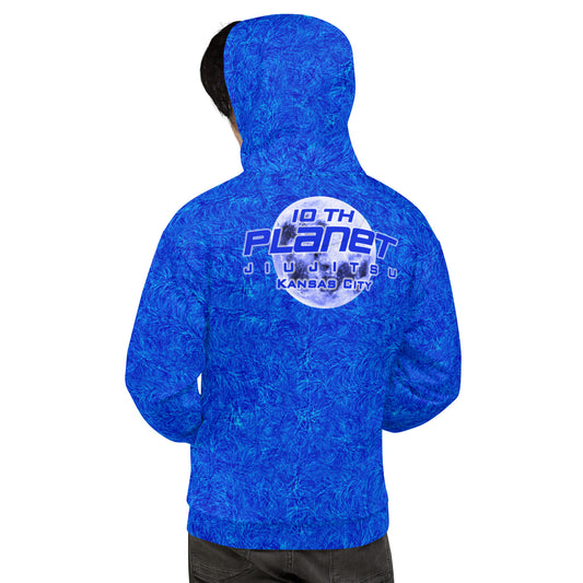 Aware Wolf Blue Belt 10th Planet KC Ranked Hoodie