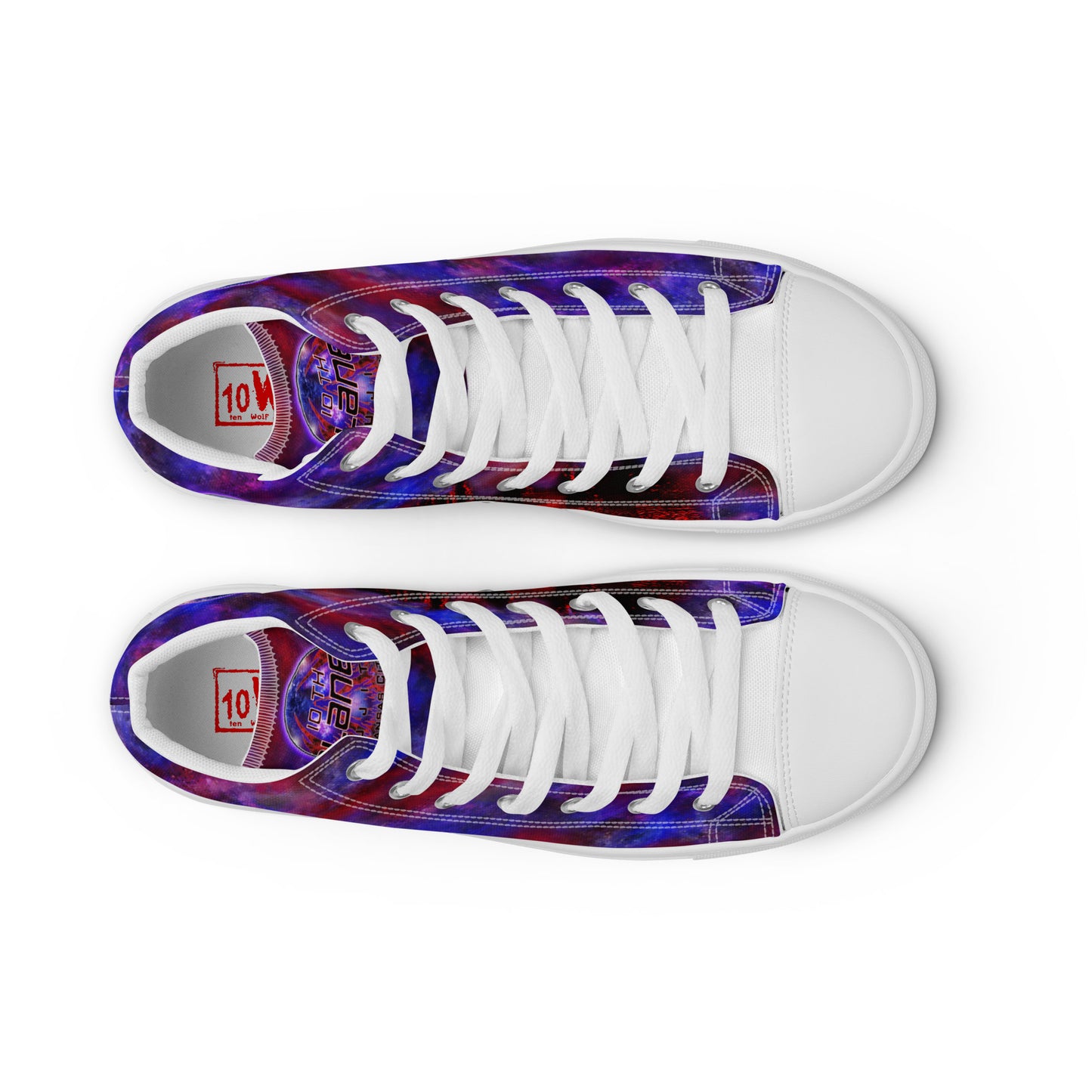 Wolf Taylors 10th Planet KC Vintage High Top Shoes