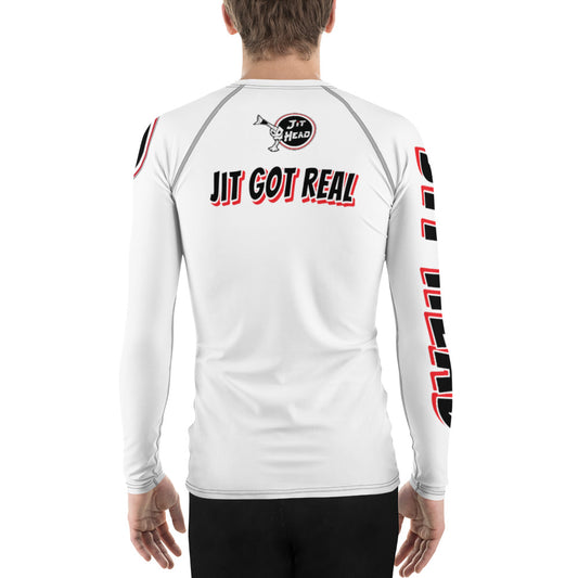 Jit Head White Rash Guard