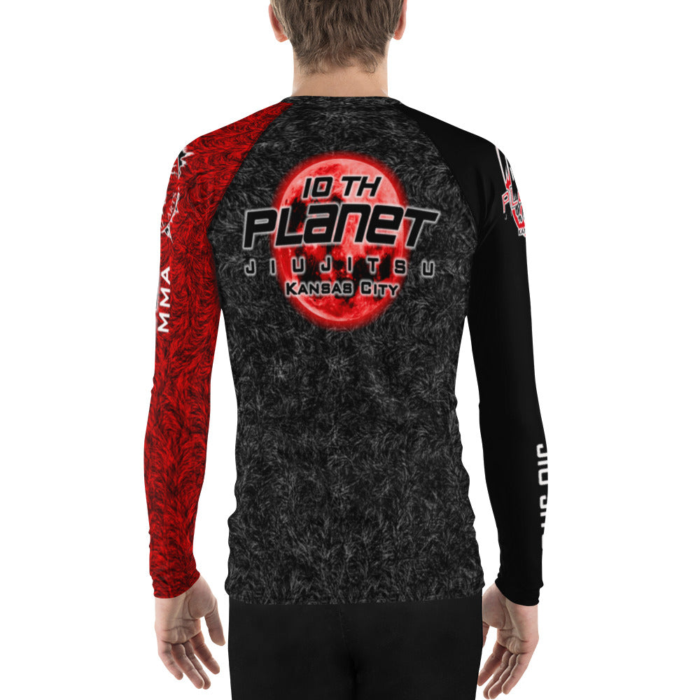 Aware Wolf 10th Planet KC Black Belt Ranked Rash Guard