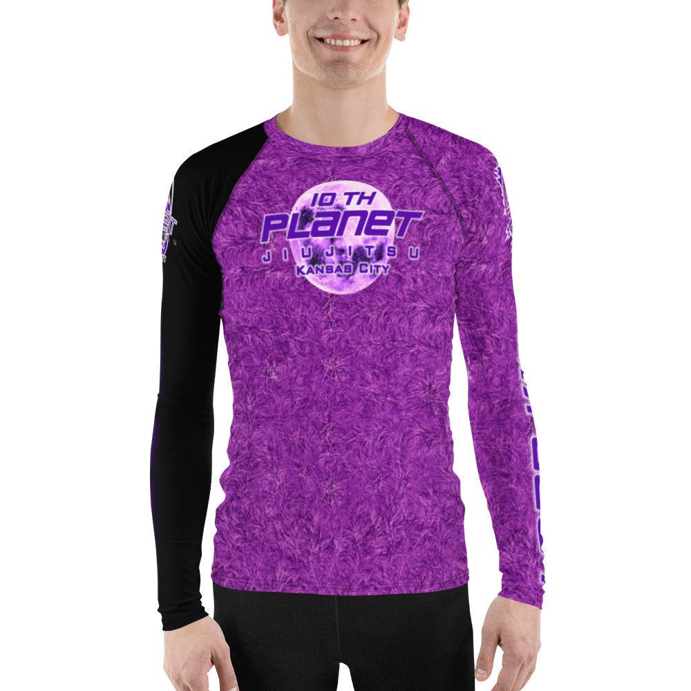 Aware Wolf 10th Planet KC Purple Belt Ranked Rash Guard