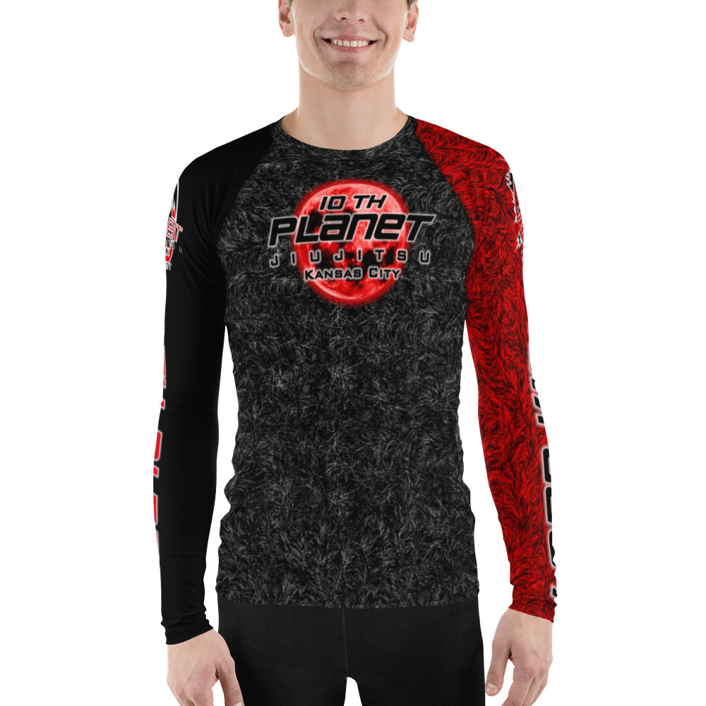 Aware Wolf 10th Planet KC Black Belt Ranked Rash Guard
