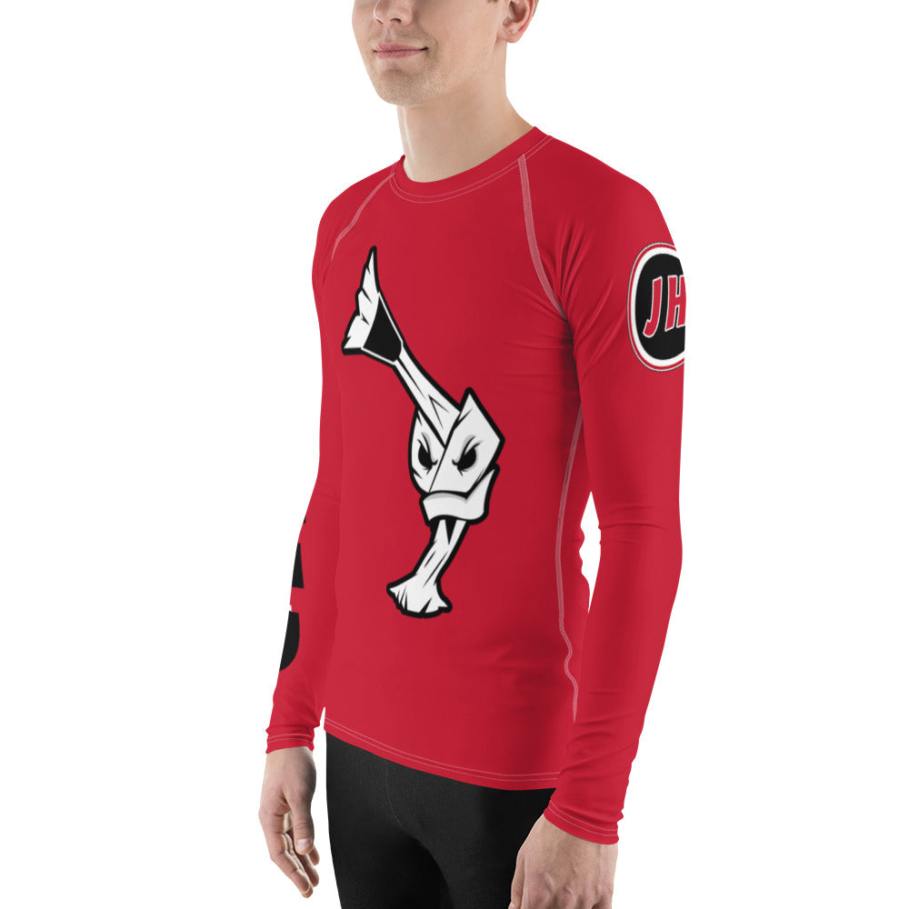 Jit Head Red Rash Guard