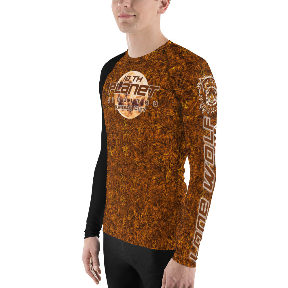 Aware Wolf 10th Planet KC Brown Belt Ranked Rash Guard