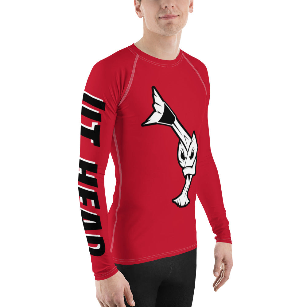 Jit Head Red Rash Guard