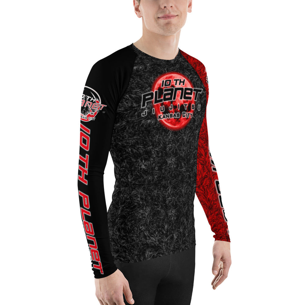Aware Wolf 10th Planet KC Black Belt Ranked Rash Guard