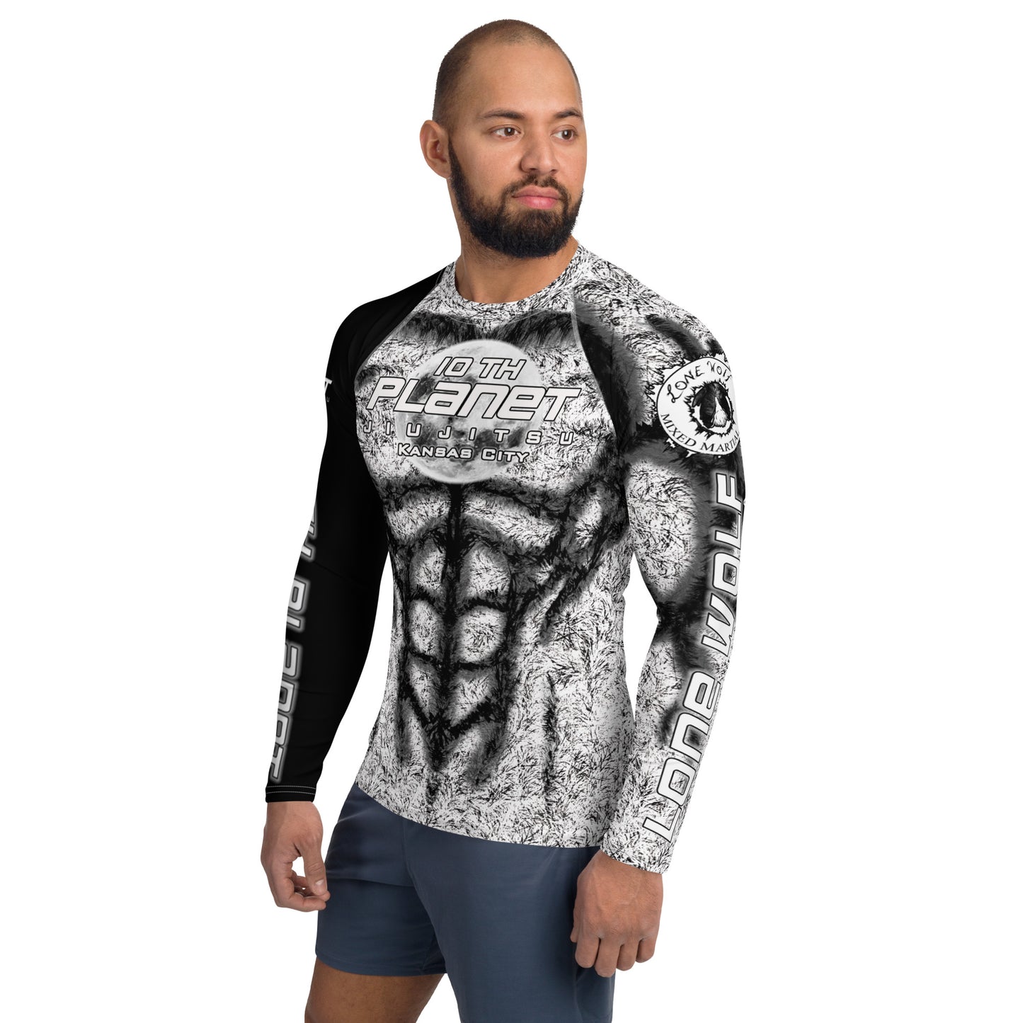 Werewolf White Belt 10th Planet KC Ranked Rash Guard