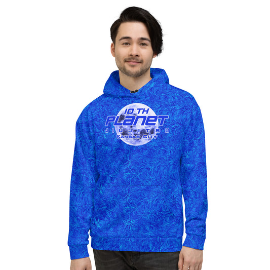 Aware Wolf Blue Belt 10th Planet KC Ranked Hoodie