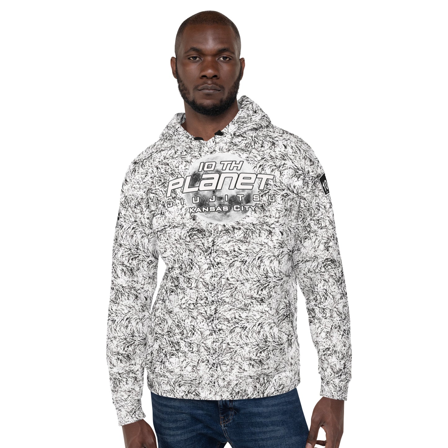 Aware Wolf White Belt 10th Planet KC Ranked Hoodie