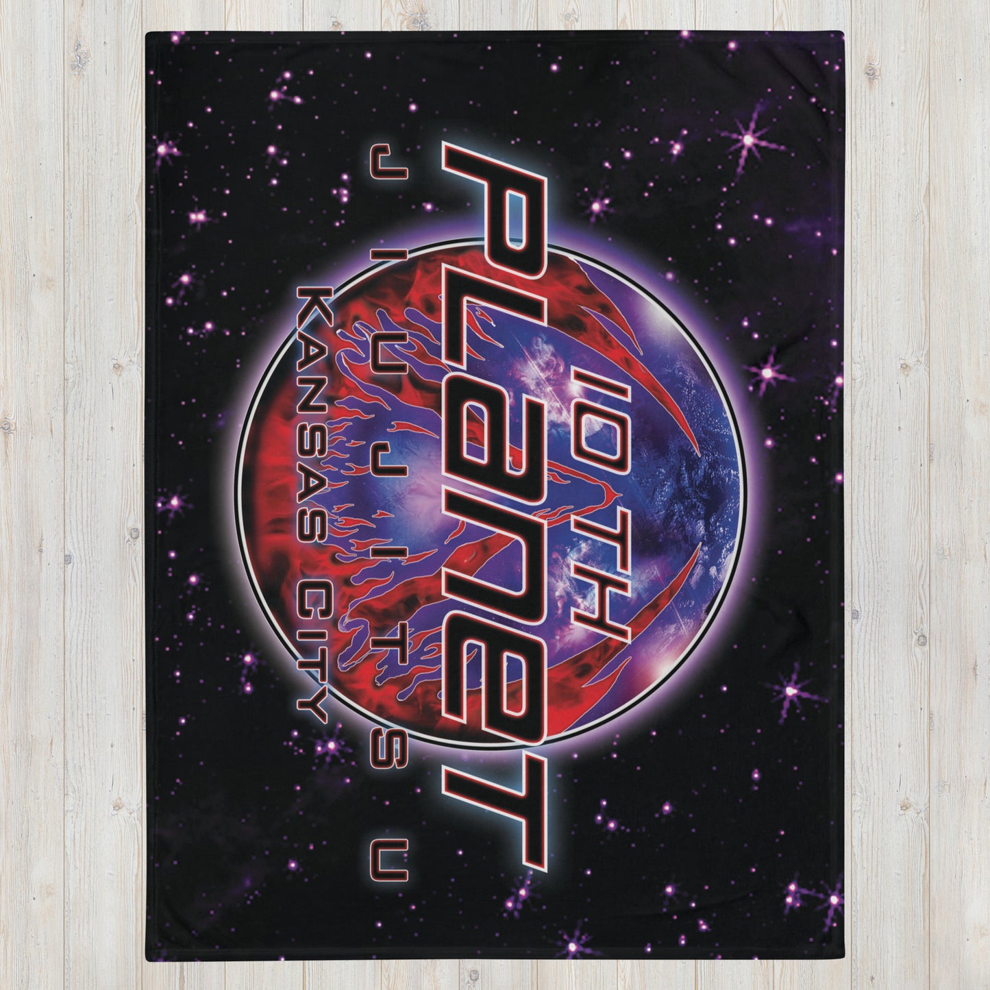 10th Planet Kansas City Throw Blanket