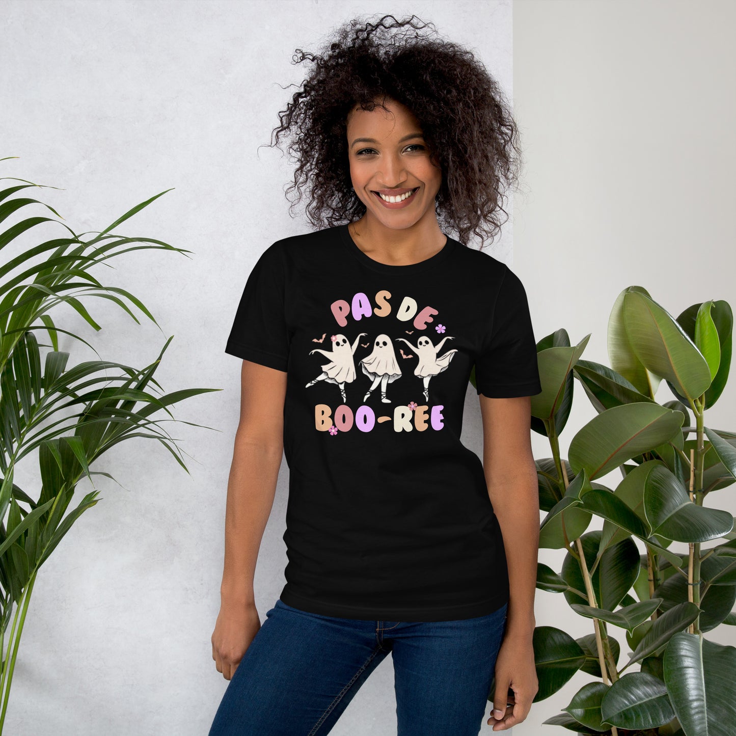 Pas De Boo-Ree, Adult- Beatniks Halloween Shirt