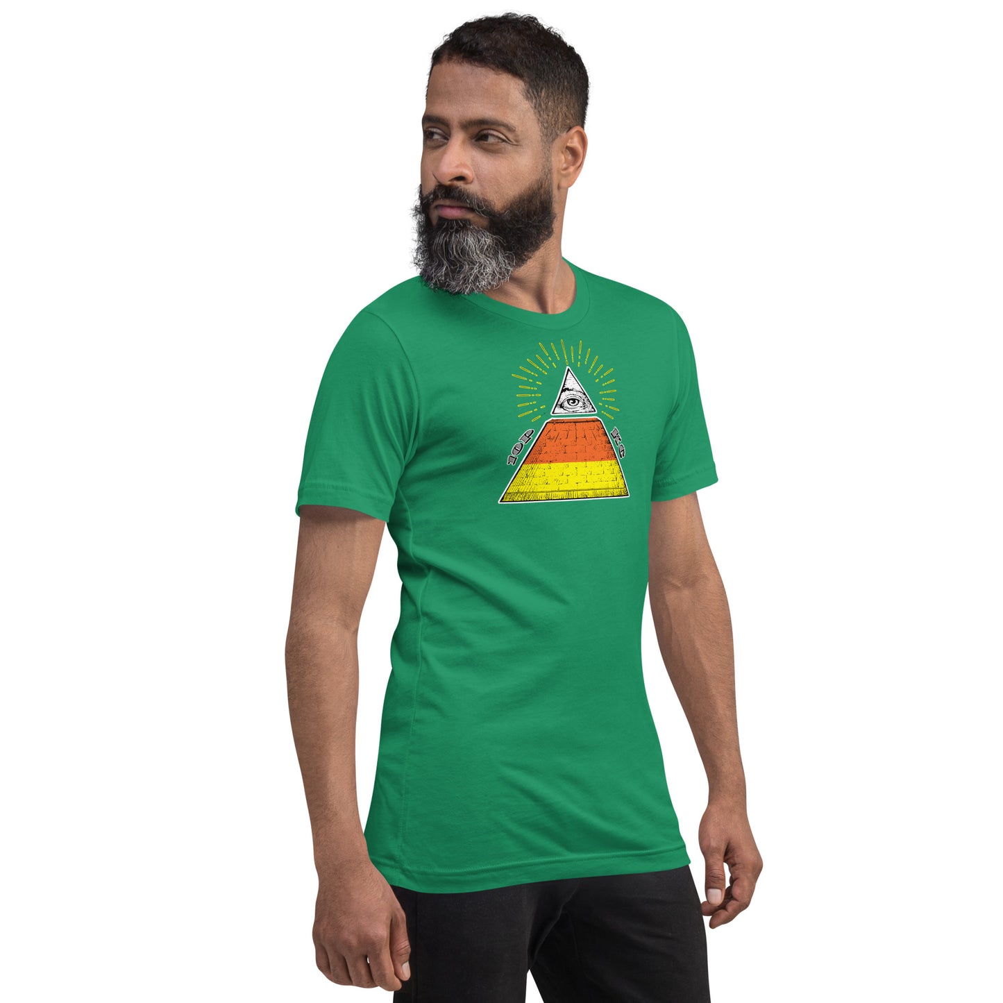 Candy Corn Pyramid 10P Kansas City Halloween Shirt