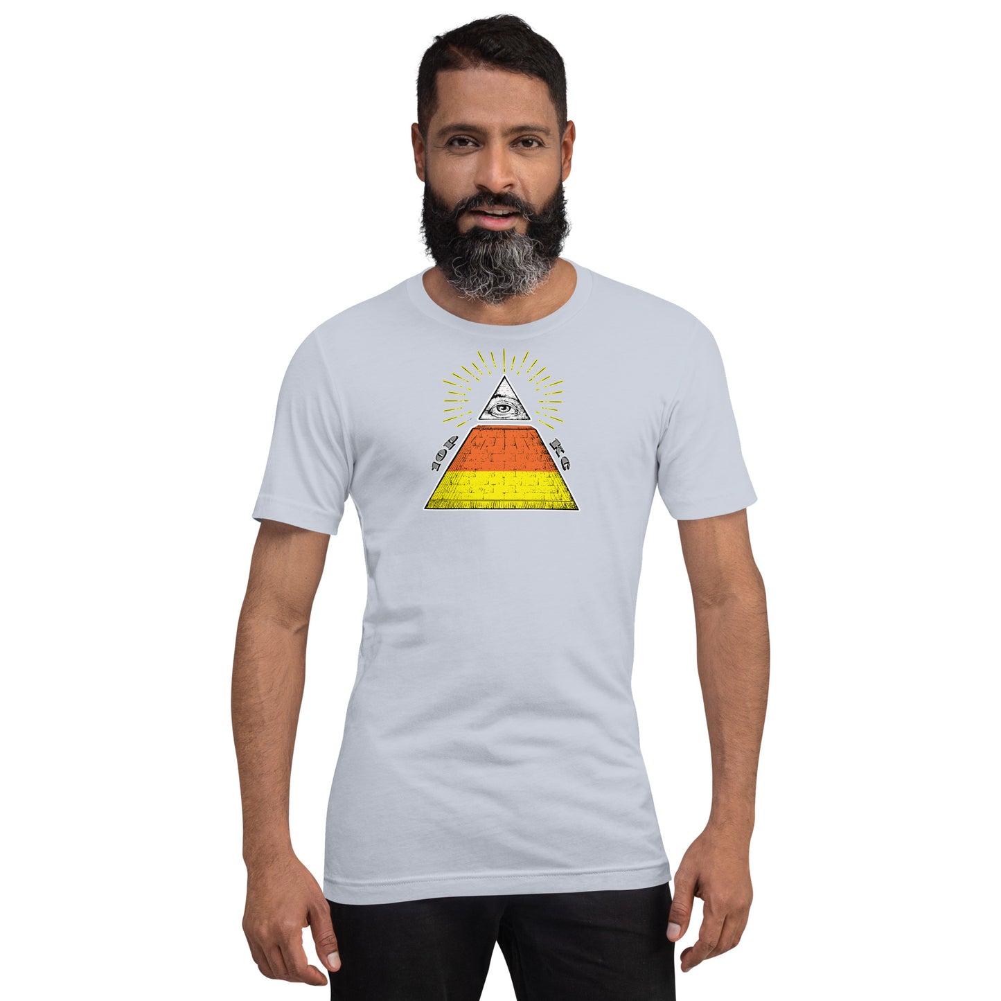 Candy Corn Pyramid 10P Kansas City Halloween Shirt