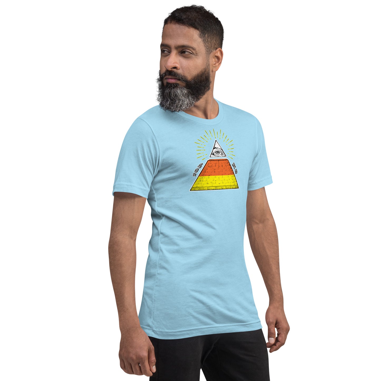 Candy Corn Pyramid 10P Kansas City Halloween Shirt