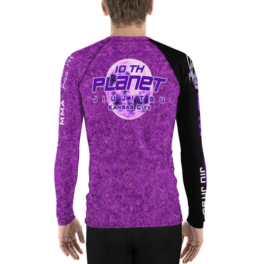 Aware Wolf 10P KC Purple Belt Ranked Rash Guard